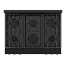 Gordon Ramsay by Thor Kitchen 3-Piece Appliance Package - 36-Inch Gas Range with Tilt Panel, 36-Inch Refrigerator, and Dishwasher in Black