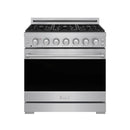 Gordon Ramsay by Thor Kitchen 36-inch Professional Natural Gas Range with Tilt Panel Touch Control and 6.0 Cu. Ft. Self Clean Oven in Stainless Steel (RSG36P)