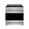 Gordon Ramsay by Thor Kitchen 36-inch Professional Natural Gas Range with Tilt Panel Touch Control and 6.0 Cu. Ft. Self Clean Oven in Stainless Steel (RSG36P)