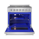 Gordon Ramsay by Thor Kitchen 36-inch Professional Natural Gas Range with Tilt Panel Touch Control and 6.0 Cu. Ft. Self Clean Oven in Stainless Steel (RSG36P)