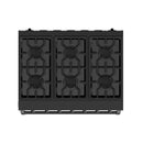 Gordon Ramsay by Thor Kitchen 36-inch Professional Natural Gas Range with Tilt Panel Touch Control and 6.0 Cu. Ft. Self Clean Oven in Black (RSG36PB)