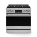 Gordon Ramsay by Thor Kitchen 3-Piece Appliance Package - 36-Inch Gas Range with Tilt Panel, 36-Inch Refrigerator, and Dishwasher in Stainless Steel