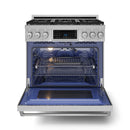 Gordon Ramsay by Thor Kitchen 36-Inch Professional Natural Gas Range with Tilt Panel Touch Control and 6.0 Cu. Ft. Self Clean Oven in Stainless Steel (RSG36)