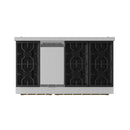 Gordon Ramsay by Thor Kitchen 3-Piece Appliance Package - 48-Inch Gas Range with Double Oven, 36-Inch Refrigerator, and Dishwasher in Stainless Steel with Bronze Trim