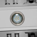 Forno Aria 60-Inch Wall Mount Range Hood in White with Brass Handle (FRHWM5095-60WHT)