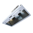 FORNO Ambassador 48-Inch Range Hood in White with 304 CFM, 3 speeds, Dishwasher  Safe  Baffle filters, LED Lights and Remote Control (FRHWM5099-48CPWHT)
