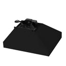 Forno 4-Piece Appliance Package - 30-Inch Espresso Electric Range , Wall Mount Range Hood, 36-Inch French Door Refrigerator, and Dishwasher in Black with Antique Brass Handle