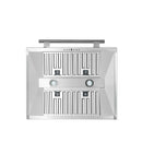 Forno 4-Piece Appliance Package - 30-Inch Espresso Electric Range , Wall Mount Range Hood, 60-Inch Built-In Convertible Refrigerator, and Dishwasher in Stainless Steel