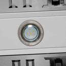 Forno 4-Piece Appliance Package - 30-Inch Espresso Induction Range , Wall Mount Range Hood, 36-Inch French Door Refrigerator, and Dishwasher in Stainless Steel