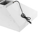 Forno 4-Piece Appliance Package - 36-Inch Gas Range, Wall Mount Range Hood, 36-Inch French Door Refrigerator, and Dishwasher in White with Antique Brass Handle