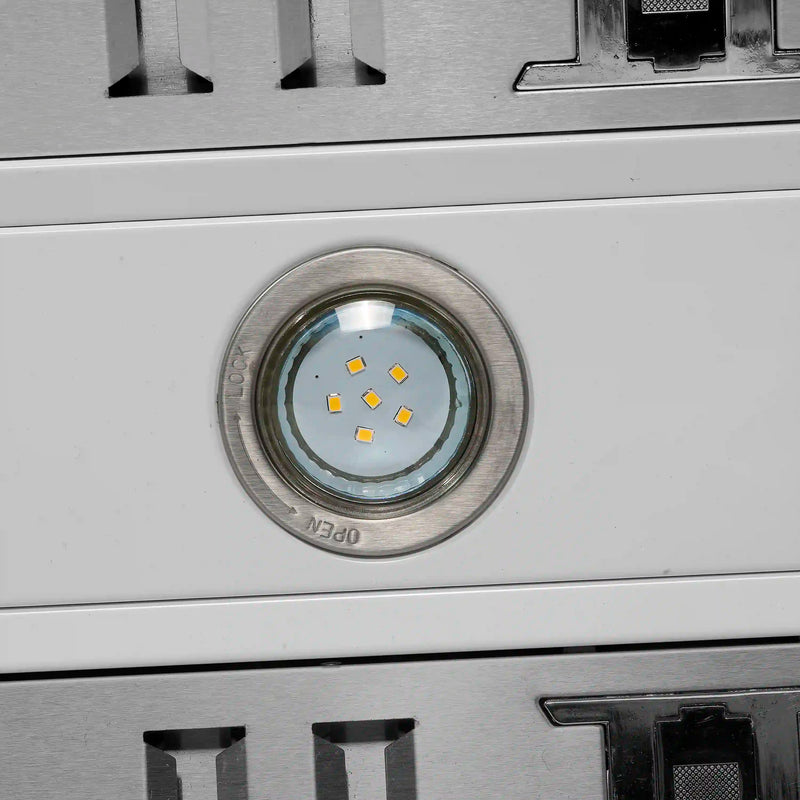 Forno Aria 36-Inch Wall Mount Range Hood in Stainless Steel (FRHWM5095-36)