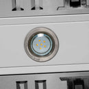 Forno 4-Piece Appliance Package - 48-Inch Dual Fuel Range, Wall Mount Range Hood, 60-Inch Built-In Convertible Refrigerator, and Dishwasher in White with Antique Brass Handle