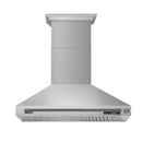 Forno 5-Piece Appliance Package - 48-Inch Electric Range, Wall Mount Range Hood, 36-Inch Refrigerator, Dishwasher, and 30-Inch Microwave Oven in Stainless Steel