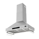 Forno Venezia 36-Inch Wall-Mounted Range Hood in Stainless Steel (FRHWM5503-36)