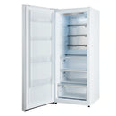 Forno Maderno 28-Inch Built-In 13.6 Cu.Ft. Convertible Refrigerator in White with Antique Brass Handle, Left Swing with Decorative Grille (FFFFD1722-32LSG-WHT)