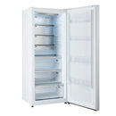 Forno Maderno 28-Inch Built-In 13.6 Cu.Ft. Convertible Refrigerator in White with Antique Brass Handle, Right Swing with Decorative Grille (FFFFD1722-32RMG-WHT)
