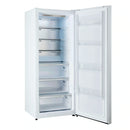 Forno Maderno 60-Inch 27.2 Cu. Ft. Built-In Convertible Refrigerator and Freezer in White with Modern Grille Trim and Antique Brass Handles (FFFFD1722-60SG-WHT)