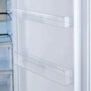 Forno 4-Piece Appliance Package - 36-Inch Antico Dual Fuel Range, Wall Mount Range Hood, 60-Inch Refrigerator, Dishwasher in White with Antique Brass Handle