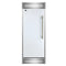 Forno Maderno 28-Inch Built-In 13.6 Cu.Ft. Convertible Refrigerator in White with Antique Brass Handle, Left Swing with Decorative Grill (FFFFD1722-32LMG-WHT)