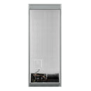 Forno Maderno 28 Inch Built-In Convertible Refrigerator in Black with Decorative Trim Grill, Antique Brass Handles, 13.6 cu.ft., Left Swing (FFFFD1722-32LSG-BLK)