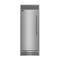 Forno Maderno 28-Inch Built-In 13.6 Cu.Ft. Convertible Refrigerator in Stainless Steel, Left Swing with Decorative Grill (FFFFD1722-32LSG)