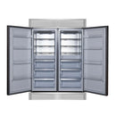 Forno Maderno 60-Inch 27.2 Cu. Ft. Built-In Convertible Refrigerator and Freezer in Stainless Steel with Modern Grille Trim (FFFFD1722-60SG)