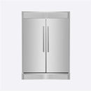 Forno Maderno 60-Inch 27.2 Cu. Ft. Built-In Convertible Refrigerator and Freezer in Stainless Steel with Modern Grille Trim (FFFFD1722-60SG)