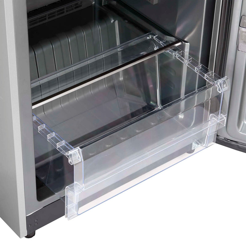 Forno Fortezza 32-Inch Right-Swing Convertible Refrigerator/Freezer with Trim Kit in Stainless Steel, Total No Frost (FFFFD1738-32RMG)