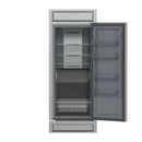 Forno Fortezza 32-Inch Right-Swing Convertible Refrigerator/Freezer with Trim Kit in Stainless Steel, Total No Frost (FFFFD1738-32RMG)