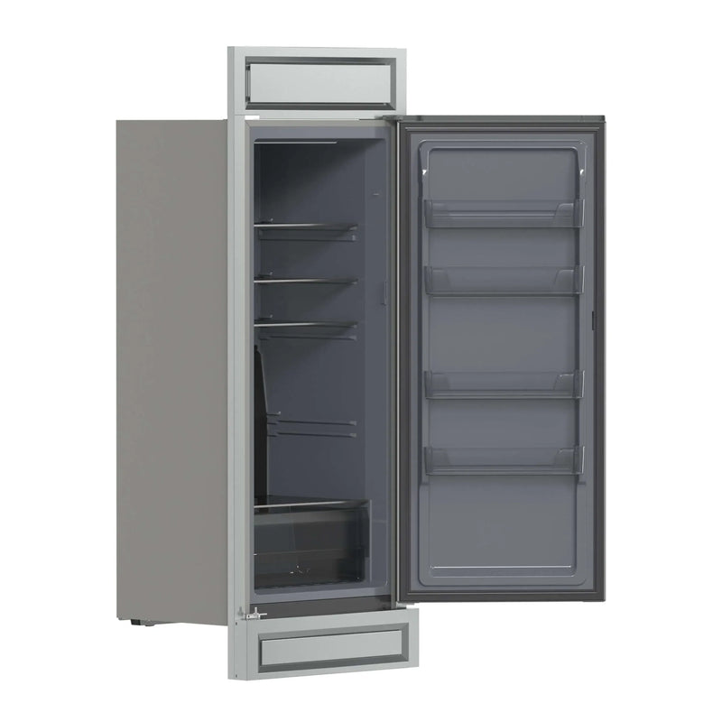 Forno Fortezza 32-Inch Right-Swing Convertible Refrigerator/Freezer with Trim Kit in Stainless Steel, Total No Frost (FFFFD1738-32RMG)