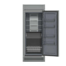 Forno Fortezza 32-Inch Right-Swing Convertible Refrigerator/Freezer with Trim Grill in Stainless Steel, Total No Frost (FFFFD1738-32RSG)