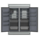 Forno Fortezza 60-Inch Built-In Convertible Refrigerator and Freezer in Stainless Steel with Modern Trim and Ice Maker (FFFFD1738-60MG)