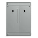 Forno Fortezza 60-Inch Built-In Convertible Refrigerator and Freezer in Stainless Steel with Modern Trim and Ice Maker (FFFFD1738-60MG)