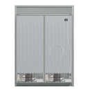 Forno Fortezza 60-Inch Built-In Convertible Refrigerator and Freezer in Stainless Steel with Grille Trim and Ice Maker (FFFFD1738-60SG)