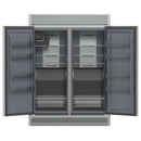 Forno Fortezza 60-Inch Built-In Convertible Refrigerator and Freezer in Stainless Steel with Grille Trim and Ice Maker (FFFFD1738-60SG)