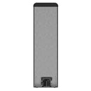 Forno Storico 22-Inch 9 Cu.Ft. Retro Bottom Freezer Refrigerator in Black with Copper-Tone Handle (FFFFD1745-22BLK)