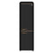 Forno Storico 22-Inch 9 Cu.Ft. Retro Bottom Freezer Refrigerator in Black with Copper-Tone Handle (FFFFD1745-22BLK)