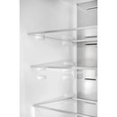 Forno Custodia 48-Inch Bottom Freezer Refrigerator with 20.6 Cu. Ft. Total No frost, Fast Cool & Fast Freeze in Black with Antique Brass Handles (FFFFD1766-48BLK)