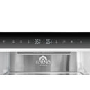 FORNO Custodia 24-Inch Bottom Freezer, 10.3 Cu. Ft., Right Swing, Ice Maker, Total No frost, Fast Cool & Fast  Freeze in Black with Antique Brass Handles (FFFFD1766-24BLK-RS)