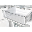 Forno Custodia 48-Inch Bottom Freezer Refrigerator with 20.6 Cu. Ft. Total No frost, Fast Cool & Fast Freeze in White with Antique Brass Handles (FFFFD1766-48WHT)