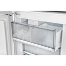 Forno Custodia 48-Inch Bottom Freezer Refrigerator with 20.6 Cu. Ft. Total No frost, Fast Cool & Fast Freeze in White with Antique Brass Handles (FFFFD1766-48WHT)