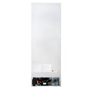 Forno Custodia 24-Inch Bottom Freezer, 10.3 Cu. Ft., Right Swing, Ice Maker, Total No frost, Fast Cool & Fast  Freeze in White with Antique Brass Handles (FFFFD1766-24WHT-RS)