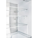 Forno Custodia 24-Inch Bottom Freezer, 10.3 Cu. Ft., Right Swing, Ice Maker, Total No frost, Fast Cool & Fast  Freeze in White with Antique Brass Handles (FFFFD1766-24WHT-RS)