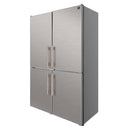 Forno Custodia 48-Inch Bottom Freezer Refrigerator with 20.6 Cu. Ft. Total No frost, Fast Cool & Fast Freeze in Stainless Steel (FFFFD1766-48S)