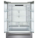 Forno Rivello 36-Inch French Door 27.4 Cu. Ft. Refrigerator in Stainless Steel with Internal Water Dispenser (FFFFD1783-36S)