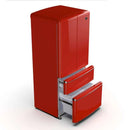 Forno Luigi 33-Inch 18 cu.ft. French Door Refrigerator in Red (FFFFD1791-33RED)