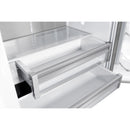 Forno Fiorano 36-Inch French Door Refrigerator with 20.2 Cu. Ft. Internal Water Dispenser & Automatic Ice Maker in Stainless Steel