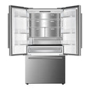 Forno Fiorano 36-Inch French Door Refrigerator with 20.2 Cu. Ft. Internal Water Dispenser & Automatic Ice Maker in Stainless Steel