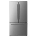 Forno Fiorano 36-Inch French Door Refrigerator with 20.2 Cu. Ft. Internal Water Dispenser & Automatic Ice Maker in Stainless Steel