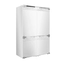 Forno Rivestito 42-Inch Panel Ready Double Bottom Freezer, 16.9 Cu. Ft., Ice Maker, Total No Frost, Fast Cool & Fast Freeze (FFRBI1794-42)